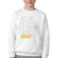 Baseball Player Get Up Get Outta Here Gone Home Run Youth Crewneck Sweatshirt Baseball Player Get Up Get Outta Here Gone Home Run Youth Crewneck Sweatshirt