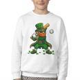 Baseball St Patricks Day Leprechaun Boys Girls Men Women Youth Crewneck Sweatshirt