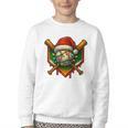 Baseball Xmas Christmas Baseball Ice Cream Drip Boys Youth Crewneck Sweatshirt Baseball Xmas Christmas Baseball Ice Cream Drip Boys Youth Crewneck Sweatshirt