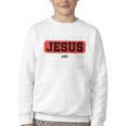 This Boy Runs On Jesus And Baseball Christian Baseball Youth Crewneck Sweatshirt This Boy Runs On Jesus And Baseball Christian Baseball Youth Crewneck Sweatshirt