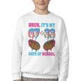 Bruh Its My 67 33 Day Of School Baseball Boys Kids 100th Day Youth Crewneck Sweatshirt Bruh Its My 67 33 Day Of School Baseball Boys Kids 100th Day Youth Crewneck Sweatshirt