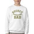 Bucket Dad Softball Dad Baseball Player Dad Youth Crewneck Sweatshirt Bucket Dad Softball Dad Baseball Player Dad Youth Crewneck Sweatshirt