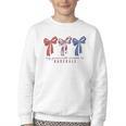 My Favorite Season Is Baseball Coquette Bow Game Day Mom Sis Youth Crewneck Sweatshirt My Favorite Season Is Baseball Coquette Bow Game Day Mom Sis Youth Crewneck Sweatshirt