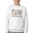Game Day Just A Baseball Goose Cute Duck Team Sports Youth Crewneck Sweatshirt Game Day Just A Baseball Goose Cute Duck Team Sports Youth Crewneck Sweatshirt