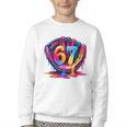 Gen Alpha Slang Ice Cream Drip Six Seven 67 Baseball Catcher Youth Crewneck Sweatshirt Gen Alpha Slang Ice Cream Drip Six Seven 67 Baseball Catcher Youth Crewneck Sweatshirt
