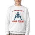 I'm Working From Home Today Baseball Lover Men Women Youth Crewneck Sweatshirt