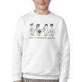 Just a Baseball GooseLife Is Better With Geese On Your Team Youth Crewneck Sweatshirt