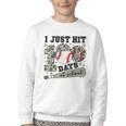 I Just Hit 100 Days Of School Camo Baseball 100 Days Smarter Youth Crewneck Sweatshirt I Just Hit 100 Days Of School Camo Baseball 100 Days Smarter Youth Crewneck Sweatshirt
