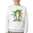 Kids Boys St Patricks Day Irish Flag Kids Baseball Ice Cream Drip Youth Crewneck Sweatshirt Kids Boys St Patricks Day Irish Flag Kids Baseball Ice Cream Drip Youth Crewneck Sweatshirt