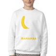 Love Bananas Banana Baseball Youth Crewneck Sweatshirt Love Bananas Banana Baseball Youth Crewneck Sweatshirt