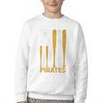 Pirates Baseball Fan Apparel For Sports Enthusiasts Youth Crewneck Sweatshirt
