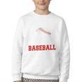 Proud Sister Of A Baseball Senior Class Of 2026 Graduation Youth Crewneck Sweatshirt Proud Sister Of A Baseball Senior Class Of 2026 Graduation Youth Crewneck Sweatshirt