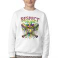 Respect The Drip Mardi Gras Baseball Ice Cream Boys Carnival Youth Crewneck Sweatshirt Respect The Drip Mardi Gras Baseball Ice Cream Boys Carnival Youth Crewneck Sweatshirt