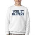Schlitt Happens NY Bronx I Heart Baseball Apparel Youth Crewneck Sweatshirt Schlitt Happens NY Bronx I Heart Baseball Apparel Youth Crewneck Sweatshirt