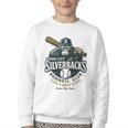 Sioux City Silverbacks Retro Minor League Baseball Youth Crewneck Sweatshirt