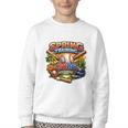Spring Training 2026 Baseball Fan Retro Palm Cactus Premium Tri-Blend Youth Crewneck Sweatshirt Spring Training 2026 Baseball Fan Retro Palm Cactus Premium Tri-Blend Youth Crewneck Sweatshirt