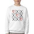 Tic Tac Toe Love Hearts Romantic Valentine Raglan Baseball Tee Youth Crewneck Sweatshirt Tic Tac Toe Love Hearts Romantic Valentine Raglan Baseball Tee Youth Crewneck Sweatshirt