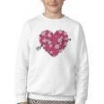 Valentine's Day Baseball Heart Softball Player Sports Lover Youth Crewneck Sweatshirt Valentine's Day Baseball Heart Softball Player Sports Lover Youth Crewneck Sweatshirt