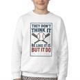 They Don’t Think It Be Like It Is But It Do Baseball Youth Crewneck Sweatshirt They Don’t Think It Be Like It Is But It Do Baseball Youth Crewneck Sweatshirt