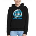 100 Days Of School Baseball Drip Ice Cream Kid Boy 100th Day Graphic Youth Hoodie