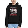 100 Days Of School Dabbing Baseball Hit Student Kids Boys Graphic Youth Hoodie