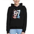 6 7 Baseball Six Seven Meme 67 Hands Kids Men Women Graphic Youth Hoodie
