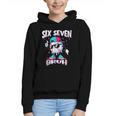 67 Meme Six Seven Bruh Baseball Ice Cream Drip Graphic Youth Hoodie