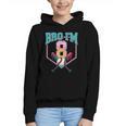 8th Birthday Boy Bro I'm 8 Years Old Baseball Theme Graphic Youth Hoodie