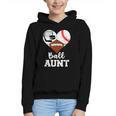 Ball Aunt Heart Football Baseball Hockey Game Day Graphic Youth Hoodie Ball Aunt Heart Football Baseball Hockey Game Day Graphic Youth Hoodie
