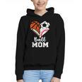 Ball Mom Heart Soccer Basketball Baseball Football Mom Graphic Youth Hoodie Ball Mom Heart Soccer Basketball Baseball Football Mom Graphic Youth Hoodie