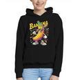 Banana Baseball Cartoon Cool Sports Kids Teens Graphic Youth Hoodie Banana Baseball Cartoon Cool Sports Kids Teens Graphic Youth Hoodie