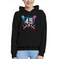 Baseball 45 Year Old Ice Cream Drip 45th Birthday Number 45 Graphic Youth Hoodie Baseball 45 Year Old Ice Cream Drip 45th Birthday Number 45 Graphic Youth Hoodie