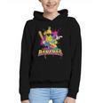 Baseball Banana Splatter Sports Kids Teens Graphic Youth Hoodie