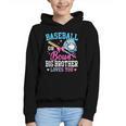 Baseball Or Bows Big Brother Loves You Gender Pink Or Blue Graphic Youth Hoodie Baseball Or Bows Big Brother Loves You Gender Pink Or Blue Graphic Youth Hoodie