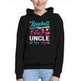 Baseball Or Bows Uncle Loves You Gender Reveal Graphic Youth Hoodie Baseball Or Bows Uncle Loves You Gender Reveal Graphic Youth Hoodie