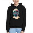 Baseball Catcher Mask Ice Cream Dripping Baseball Boy Youth Graphic Youth Hoodie
