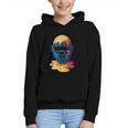 Baseball Catcher Mask Ice Cream Dripping Baseball Fan Boys Graphic Youth Hoodie Baseball Catcher Mask Ice Cream Dripping Baseball Fan Boys Graphic Youth Hoodie
