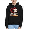 Baseball Daddy Baseball Heart Family Matching Graphic Youth Hoodie