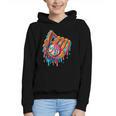 Baseball Drip Ice Cream Sprinkles Baseball Glove For Boys Graphic Youth Hoodie