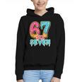 Baseball Drip Number 67 Player Trendy 6 7 Meme Graphic Youth Hoodie