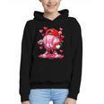 Baseball Drip Valentine Sports Vday Ice Cream Drip Heart Graphic Youth Hoodie Baseball Drip Valentine Sports Vday Ice Cream Drip Heart Graphic Youth Hoodie