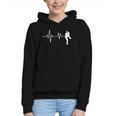 Baseball Heartbeat Pitcher Position Simple Line Art Graphic Youth Hoodie Baseball Heartbeat Pitcher Position Simple Line Art Graphic Youth Hoodie