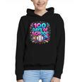 Baseball Ice Cream Drip 100 Days Of School Student Teacher Graphic Youth Hoodie
