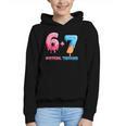 Baseball Ice Cream Drip 67 Official Teenager 13th Birthday Graphic Youth Hoodie