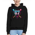 Baseball Ice Cream Drip Number 67 Player 67th Birthday 67 Graphic Youth Hoodie Baseball Ice Cream Drip Number 67 Player 67th Birthday 67 Graphic Youth Hoodie