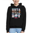Baseball Ice Cream Drip Sista Of The Birthday Boy Graphic Youth Hoodie