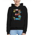 Baseball Ice Cream Drip Vehicles Youth Baseball Drip Graphic Youth Hoodie
