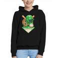 Baseball Life Style Ice Cream Drip Green Graphic Youth Hoodie Baseball Life Style Ice Cream Drip Green Graphic Youth Hoodie