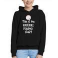 This Is My Baseball Pajama Shirt For Players Teens Boys Girl Graphic Youth Hoodie