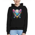 Baseball Player Ice Cream Drip Graphic Youth Hoodie